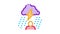 Rainy Cloud Man Icon Animation