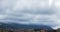 Rainy clouds over the mountains time lapse