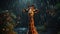 Rainy Day Delight: Animated Giraffe Brings Joy With Unreal Engine 5