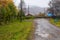 Rainy day in Esso, small village in Kamchatka Peninsula