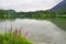 Rainy day at Hintersee Lake, Bavaria, Germany