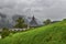 Rainy day in Hohenwerfen castle