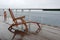 Rainy deckchair on Queen Mary 2