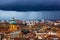 Rainy evening in Toulouse