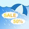 Rainy season promotions,sale,abstract background,vector illustrations