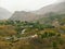 Rainy weather in Muktinath valley, Nepal