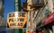Raise Plow Ahead, Road Sign, NYC, USA