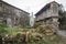 Raised granary (Horreo) in an ancient village of Galicia - Spain
