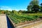 Raised vegetable beds in Kitchen garden