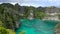 Raja ampat fam trip island view point on granitic pinnacles