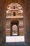 Rajarajan Tiruvasal seen through Keralantakan Tiruvasal, Brihadisvara Temple, Tanjore, Tamil Nadu