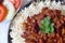 Rajma Chawal or Rice