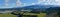 Rakaia Gorge River Valley Panorama in Mid Canterbury, New Zealand