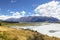 Rakaia River scenery in south New Zealand