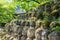 Rakan sculptures at Otagi Nenbutsu-ji Temple in Kyoto, Japan. The temple was rebuilt in 1955