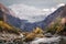 Rakaposhi mountain. Nagar valley, Gilgit baltistan, Pakistan.