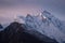 Rakaposhi mountain peak in Hunza valley, Gilgit Baltistan, Pakistan