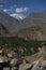 Rakaposhi peak 7788m from Hunza Valley, Gilgit Northern Pakistan. Passu region