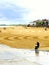 Raked beach, Bridlington, Yorkshire.