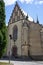 Rakovnik, Czech Republic - July 2, 2022 - the Gothic church of St. Bartholomew on a sunny summer afternoon