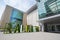 Raleigh, NC - USA - 5-23-2023: View of the entrance to the downtown Raleigh Convention Center