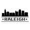 Raleigh Skyline City Icon Vector Art Design