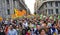 Rally for the independence of Catalonia