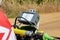 Rally motorcycle roadbook , navigation instruments