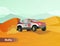 Rally Racing Flat Background