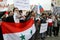 Rally of representatives of Syrian community.