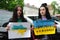 Rally in support of civilians and soldiers of  Mariupol city of Ukraine