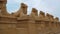 Ram-headed sphinx statues avenue in Karnak
