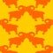 Ram pattern. flock of sheep ornament. Farm Animal Background