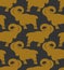 Ram pattern. flock of sheep ornament. Farm Animal Background