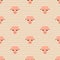 Ram pattern seamless. Lamb background. Vector texture