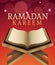 Ramadan kareem celebration card with koran book