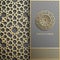 Ramadan Kareem greeting card,invitation islamic style.Arabic circle golden pattern.Gold ornament on black, brochure