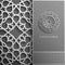 Ramadan Kareem greeting card,invitation islamic style.Arabic circle pattern.