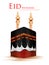 Ramadan Kareem Greetings for Ramadan background with Islamic Mosque