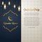 Ramadan Kareem luxury gold exclusive Invitation Card background