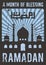 Ramadan Kareem Signage Poster Retro Rustic