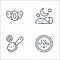 Ramadan line icons. linear set. quality vector line set such as halal, no eating, sleeping