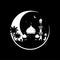 Ramadan - minimalist and flat logo - vector illustration