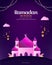 Ramadan Mubarak . Islamic Design Template to celebrate the month of Ramadan