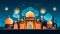 Ramadan Mubarak wishes echo under the night sky