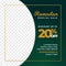 Ramadan special sale 20% off background  design with half transparent image place holder. simple banner poster promotion