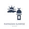 Ramadan Sunrise icon. Trendy flat vector Ramadan Sunrise icon on