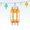 Ramadan themed decorative lanterns