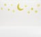 ramadan white background with stars and crescent gold design islamic 3d illustration rendering