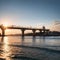 Ramaeswaram,Tamil Nadu, India-January 29th,2020: Evening golden sunlight reflects on the sides of Chennai bound Boat